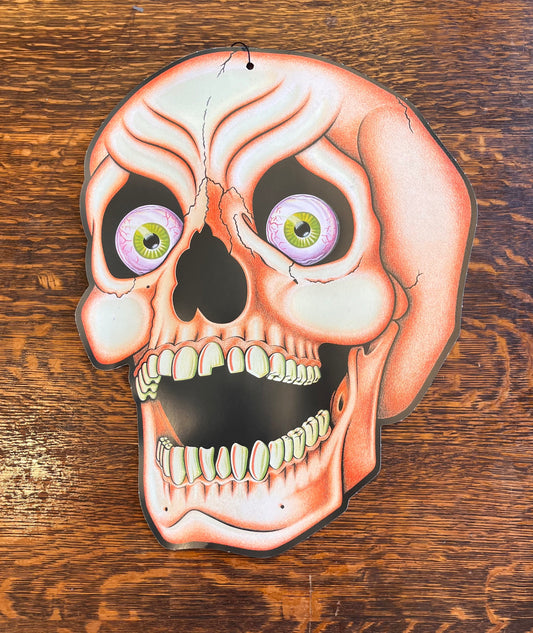 1988 Beistle Co. Skull Die Cut
