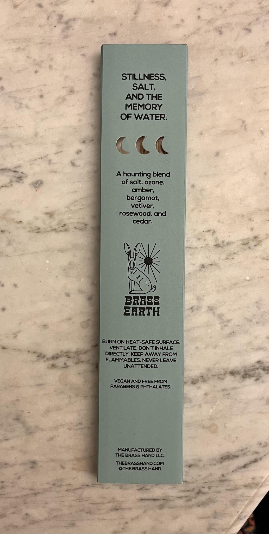 'Ghost Lake' Brass Earth Incense