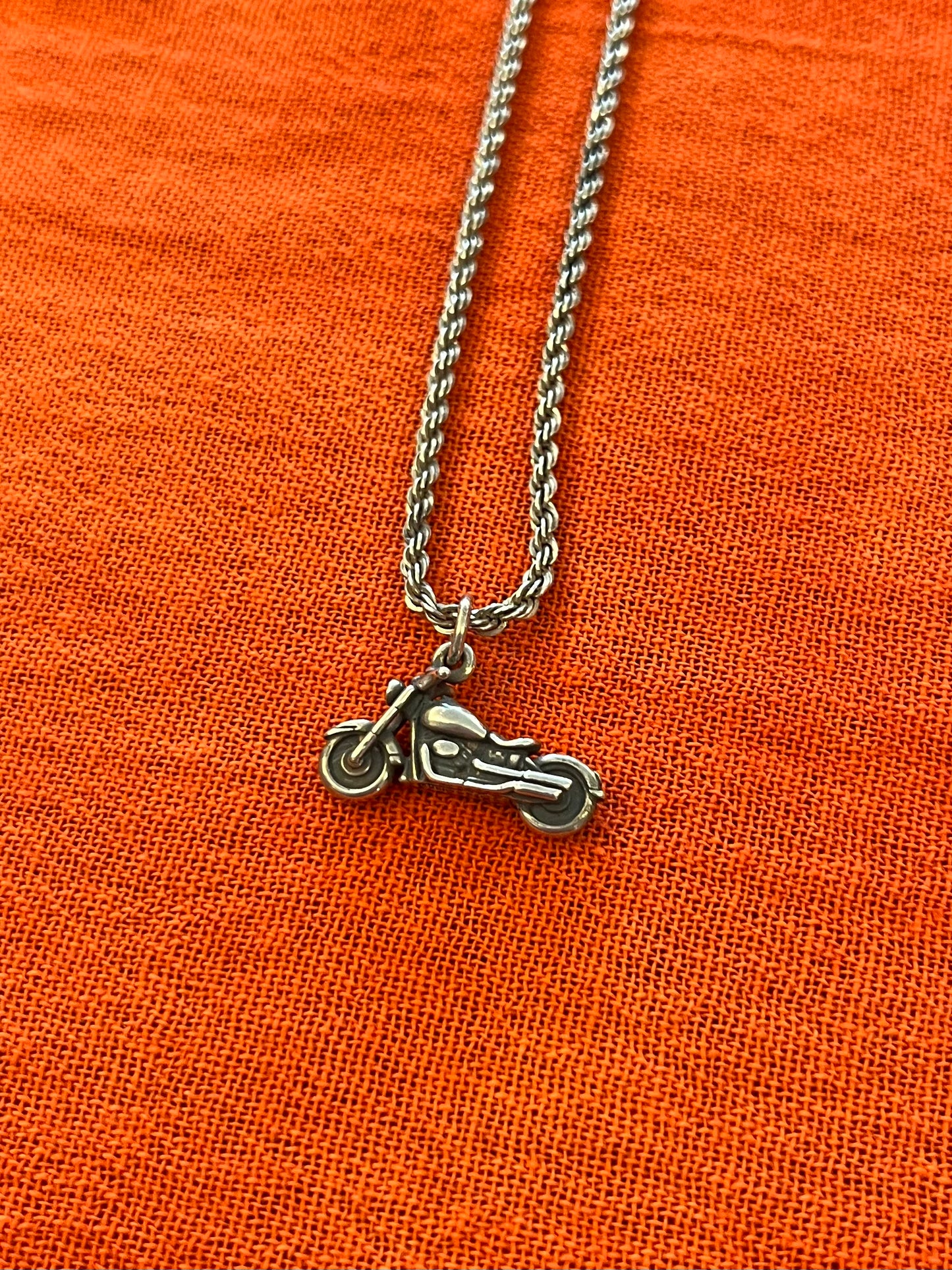 James Avery Motorcycle Necklace