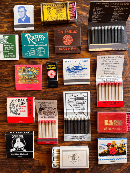 Vintage Mystery Match Book